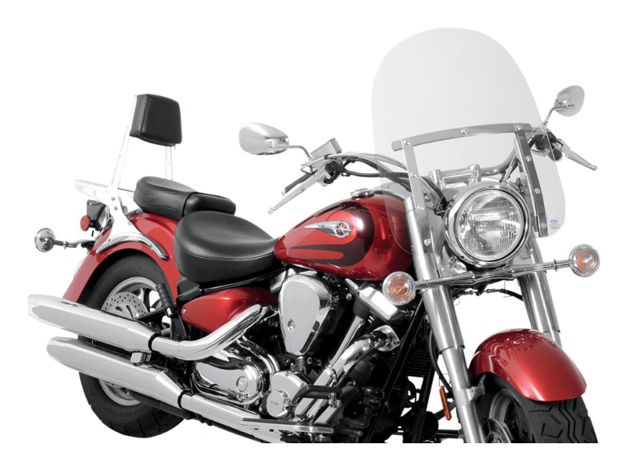 Memphis Shades Memphis Slim Windshield With 9" Headlight Cutout 17" Tall