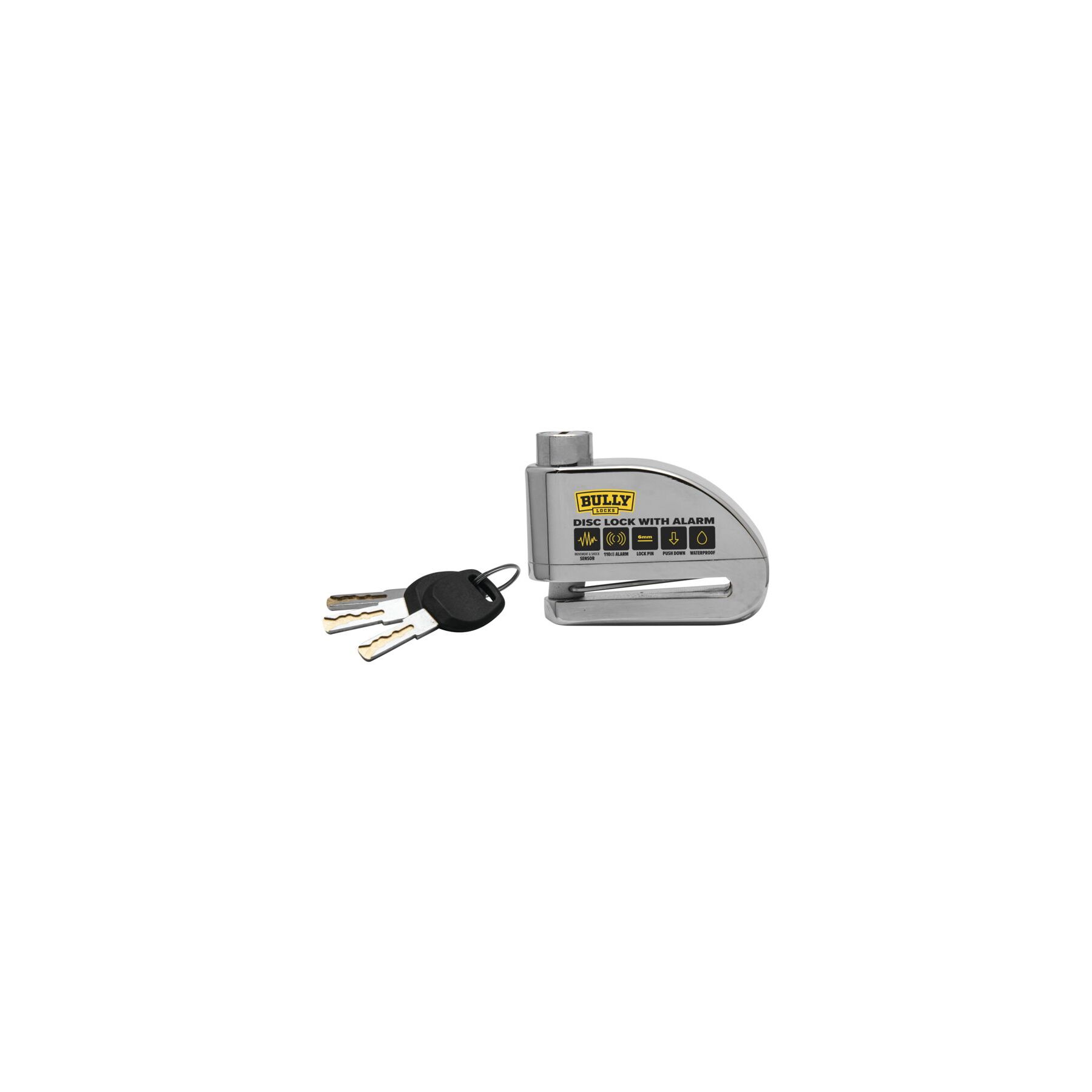 BikeMaster Bully Alarm 6mm Disc Lock