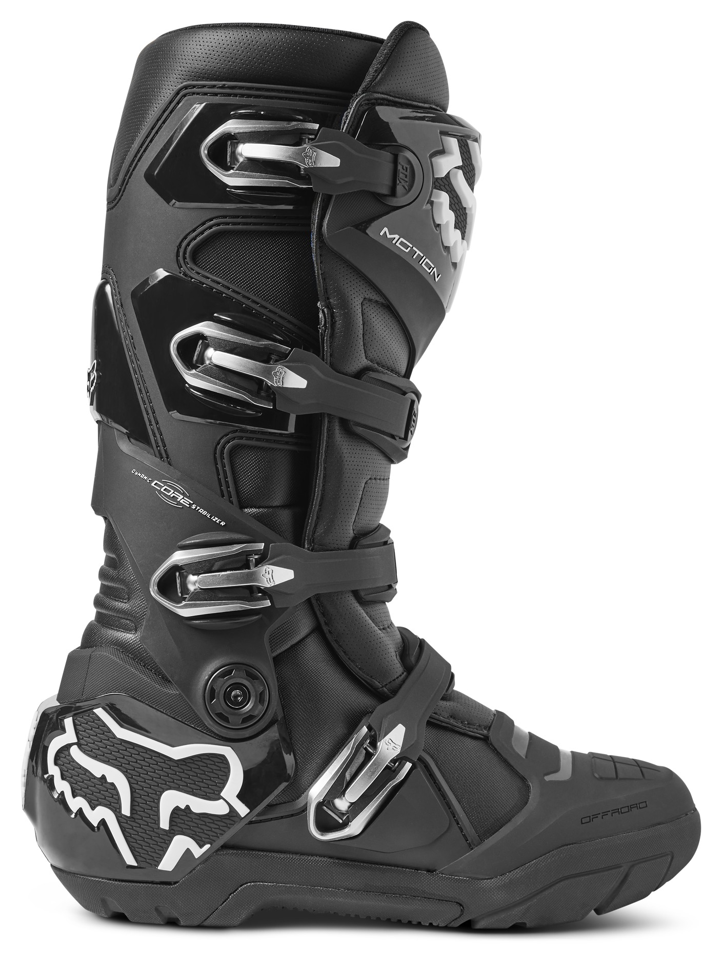 Fox Racing Motion X Boots - Black/Gum Black