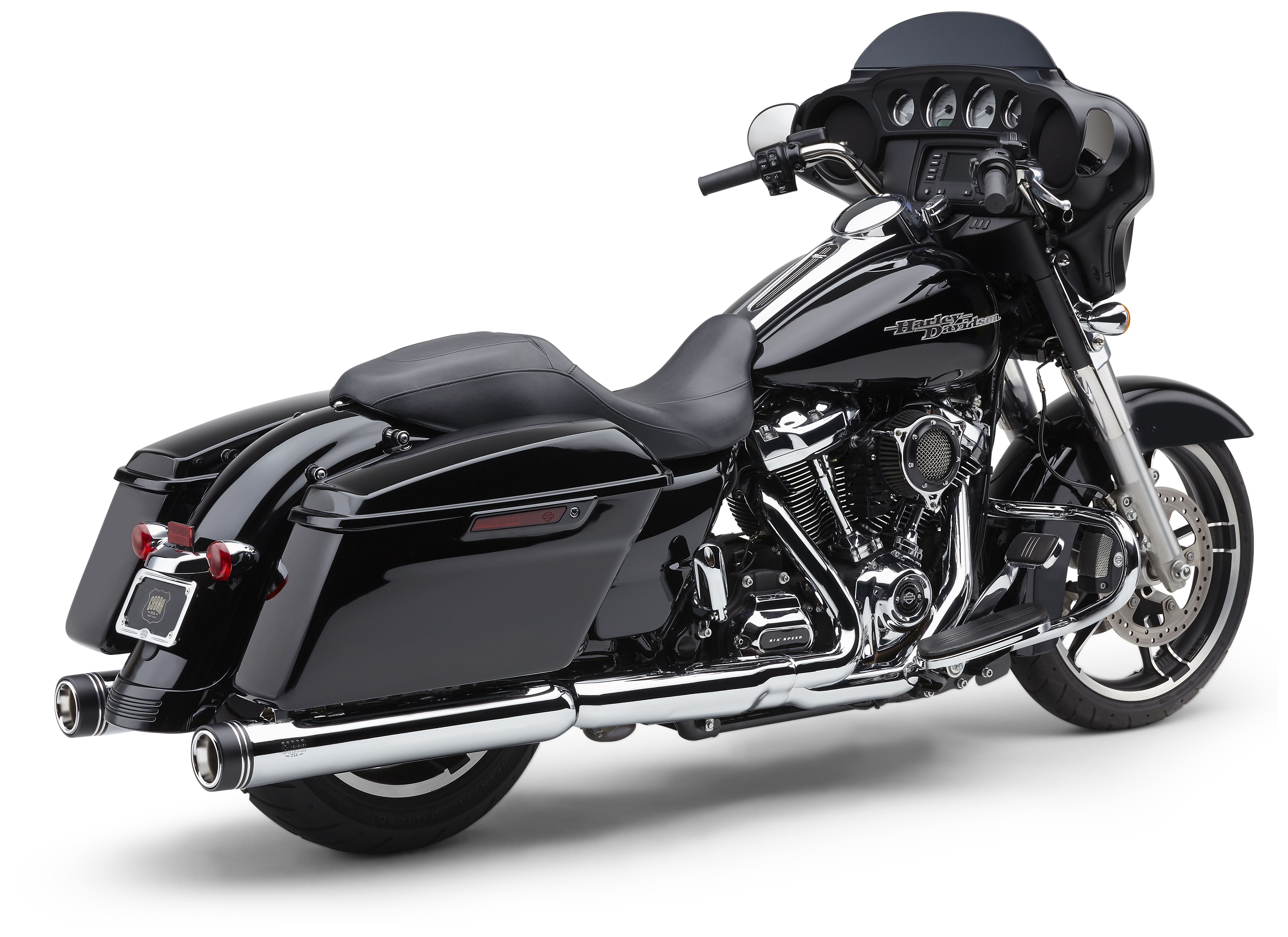 Cobra 4" Gen2 NH Slip-On Mufflers for Harley Touring 2017-2025 N/A
