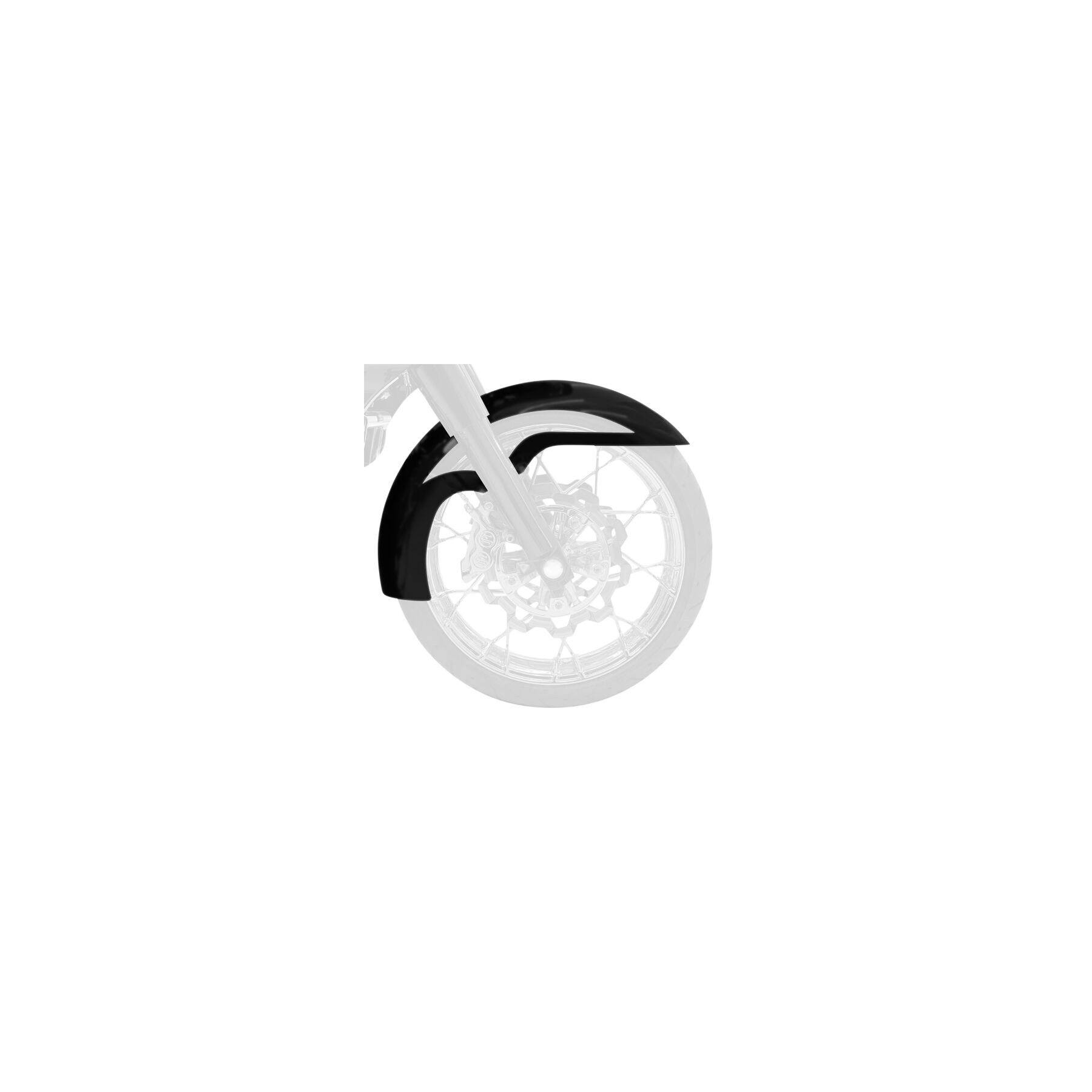 Klock Werks Ventana Tire Hugger Fender For Harley Touring 2014-2025