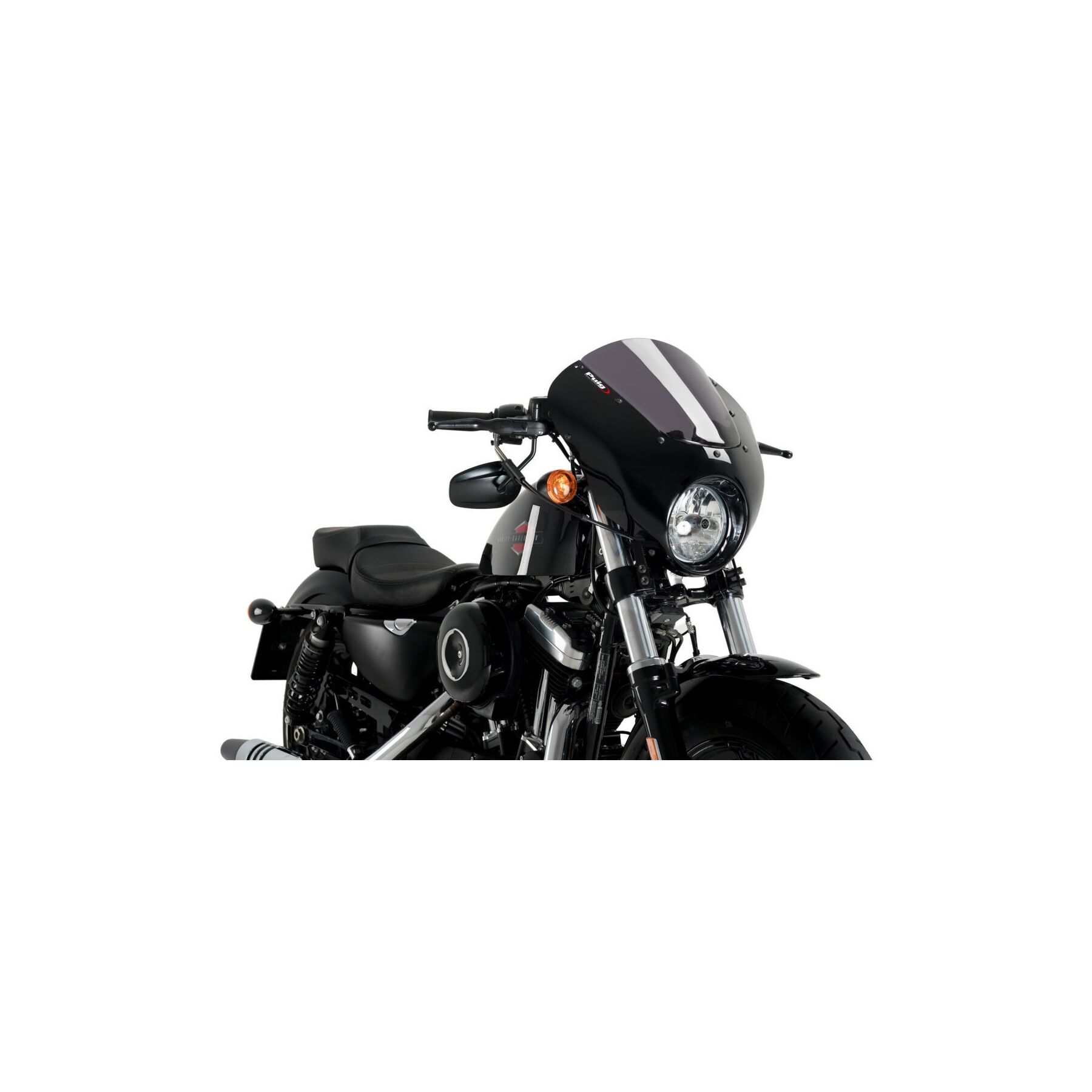 Puig Dark Night Semi-Fairing Harley Davidson Sportster Forty-Eight XL1