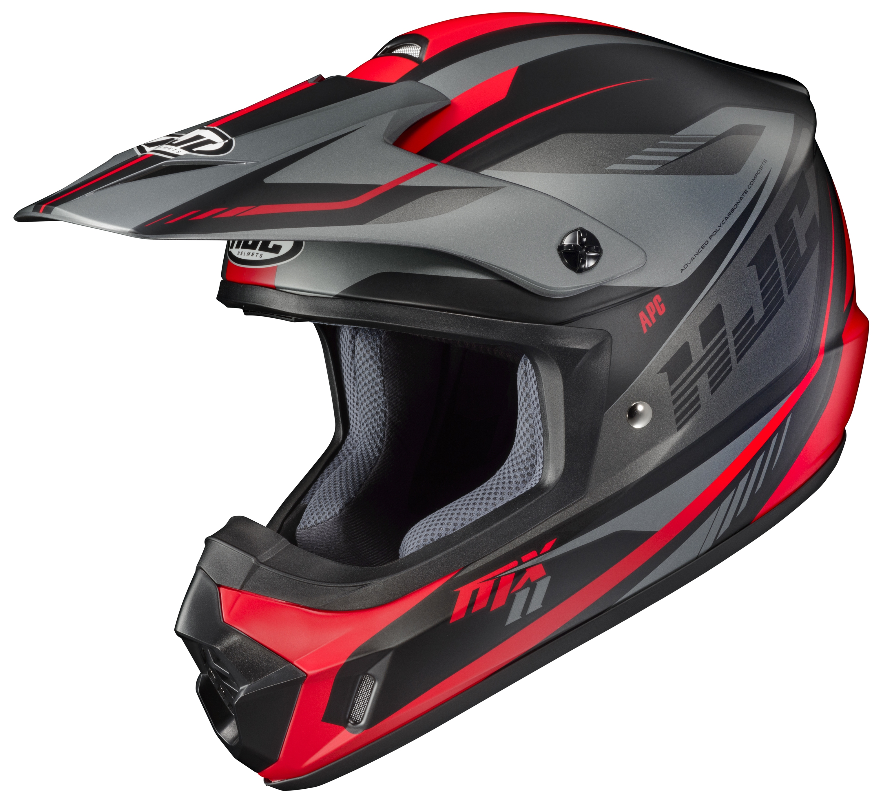 Black/Red HJC CS-MX 2 Drift Helmet
