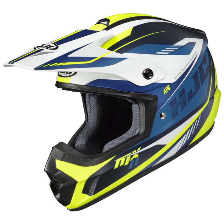 White/Blue/Hi-Viz Yellow