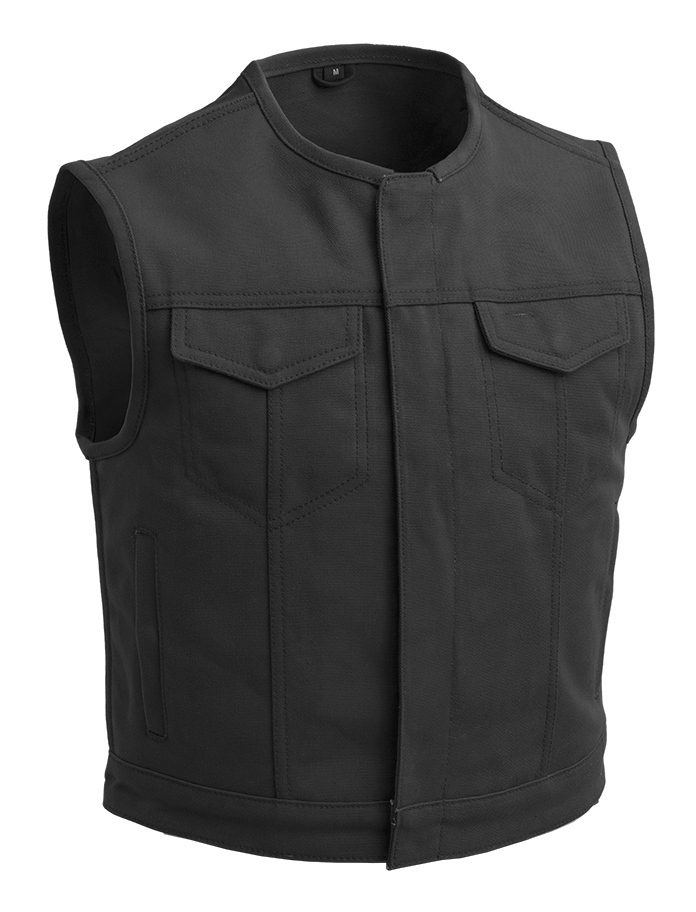 First Manufacturing Lowside Canvas Vest RevZilla