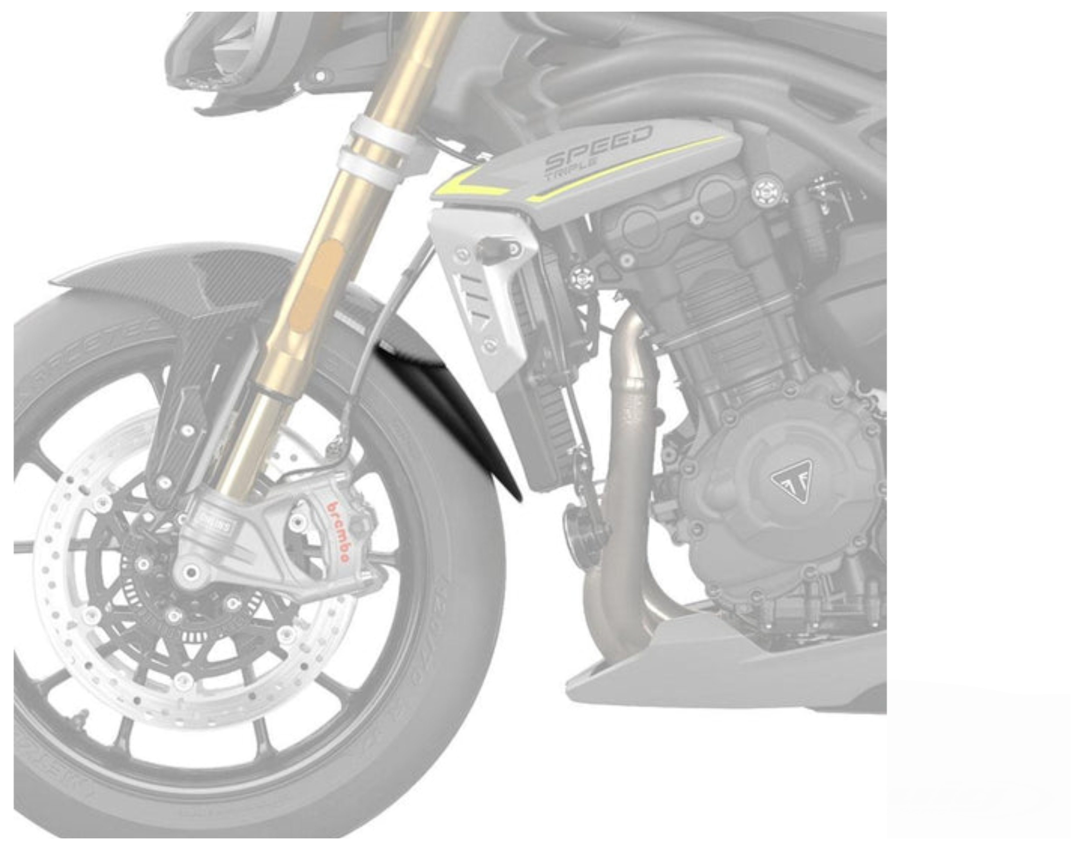 Blue Collar Suzuki Bandit Bobber Kit Puig Front Fender Extender