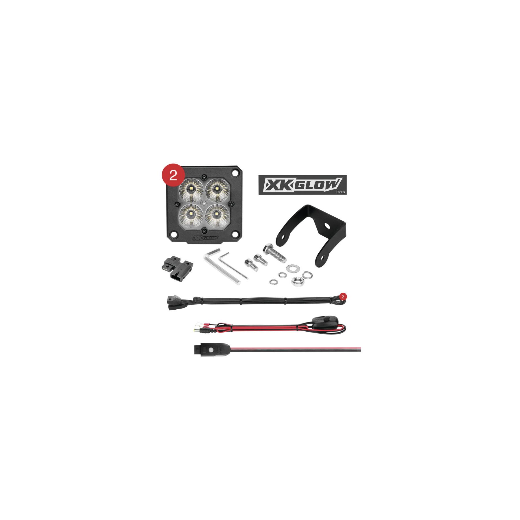 XKGlow Flush Mount RGB Pod Light Pair