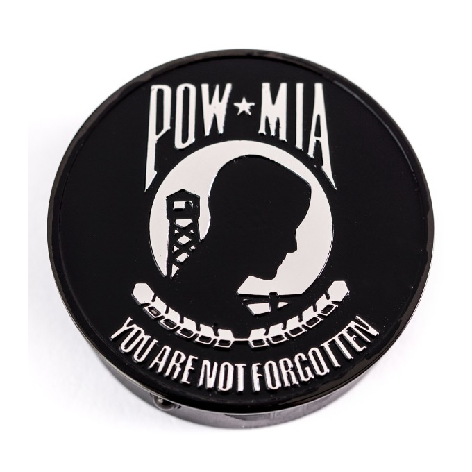 Figurati Designs Swing Arm Pivot Covers for Harley Touring 1985-2025 POW MIA