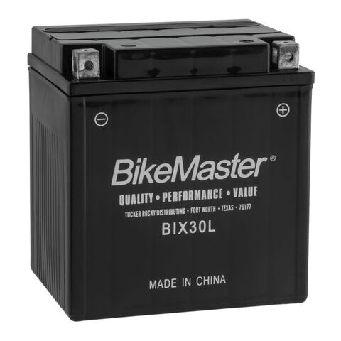 BikeMaster BIX30L-BS High-Performance Maintenance Free Battery 