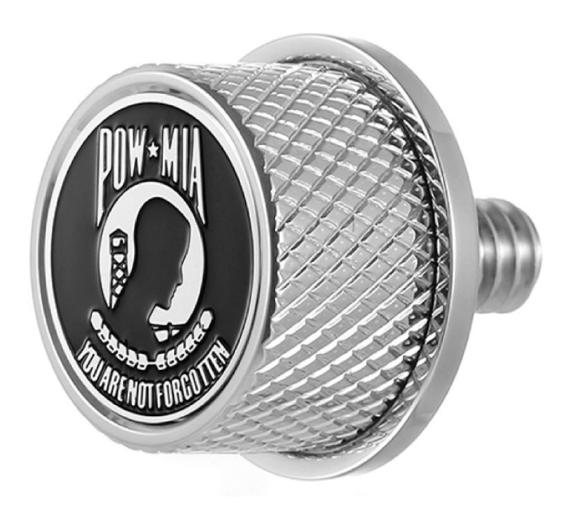 Figurati Designs Seat Mounting Knob For Harley POW MIA