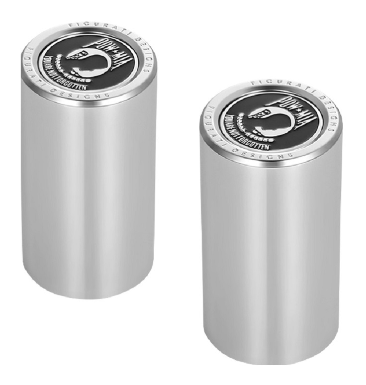 Figurati Designs Docking Hardware Covers For Harley Stainless / Long Cross