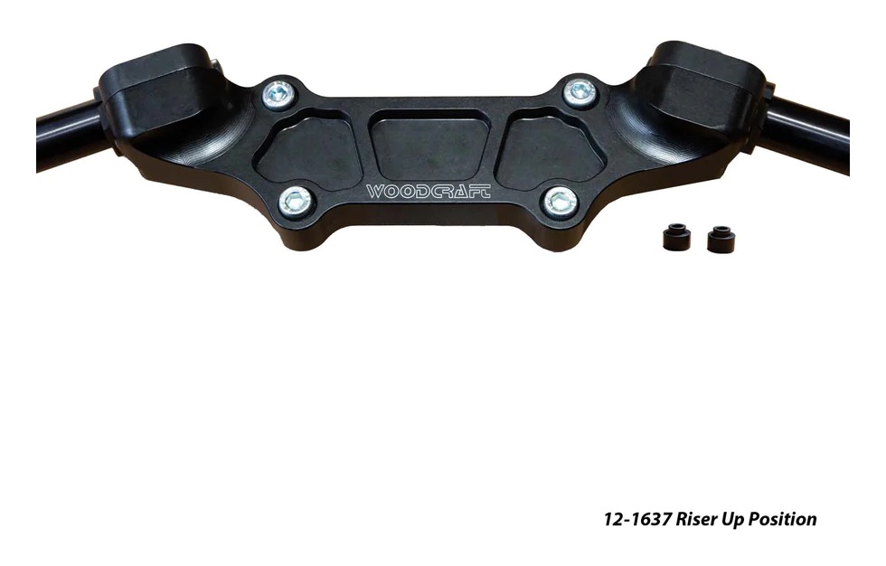 Woodcraft ClipOn Risers w/ Adapter Plate Ducati Monster 937 20212024