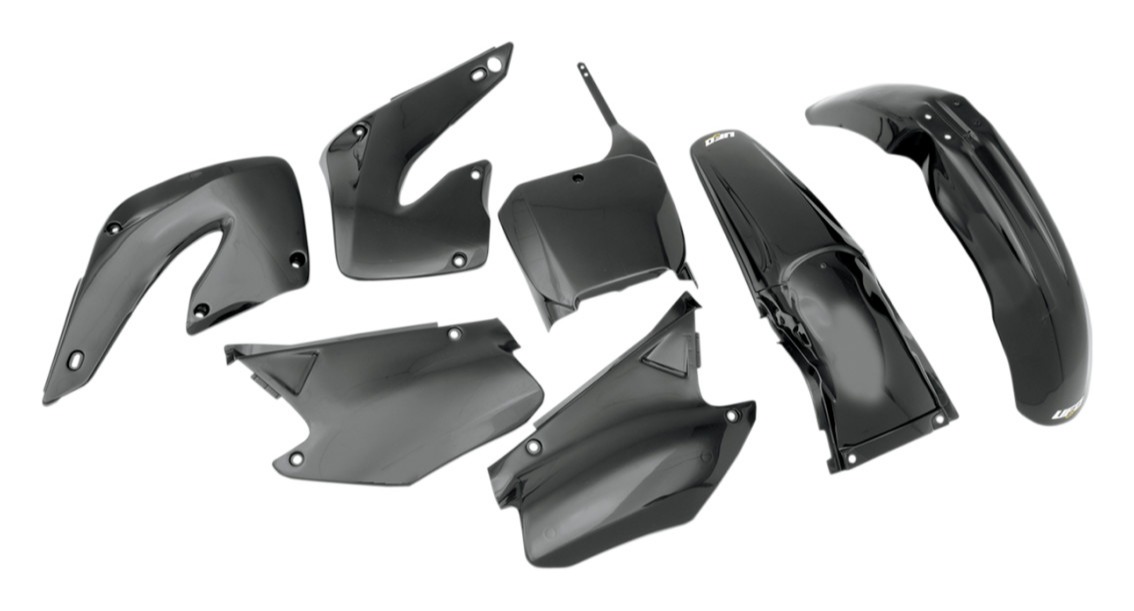 Complete Red & White Plastic Body Kit For 2000-2001 Honda CR125R/CR250R - Full Replacement Bodywork