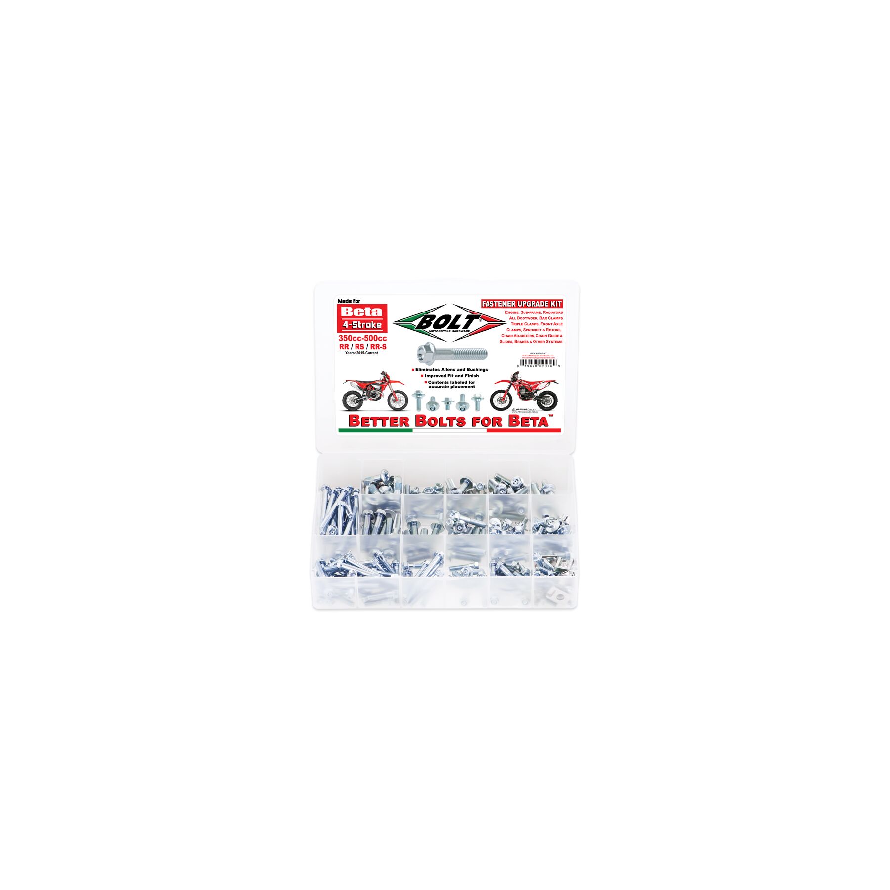 Bolt Hardware Pro Pack Beta RR / RS / RR-S 350cc-500cc
