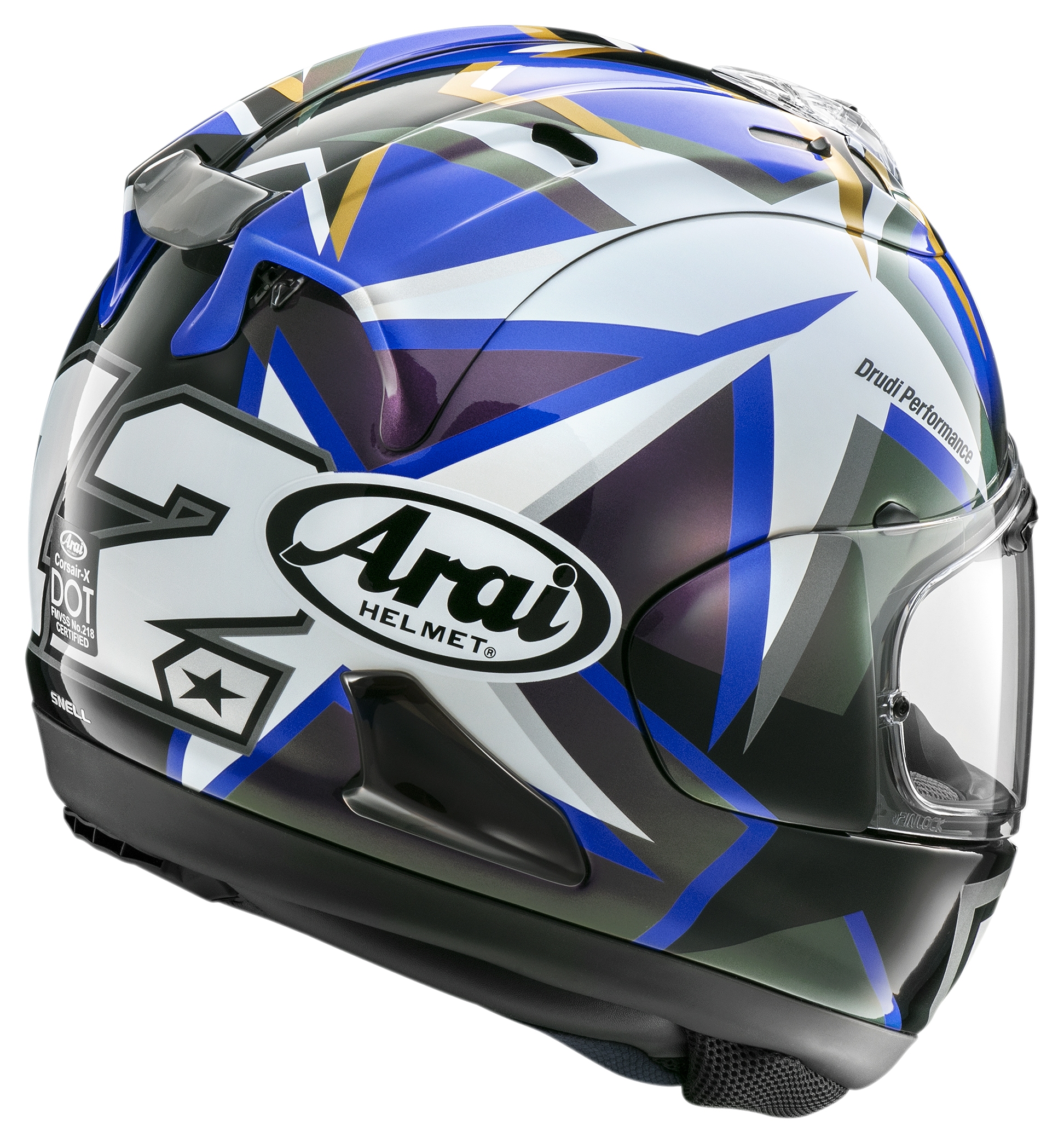 Motorcycle Helmet Casco Arai Azul Arai Corsair-X Vinales Helmet