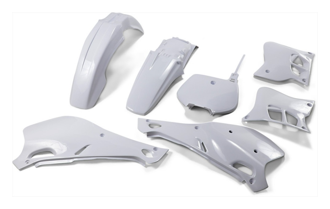 UFO Plastic Kit Yamaha YZ 125 1989 - 1990 YZ 250 YZ 360 1989, White main image 0