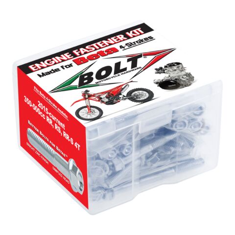 Bolt Hardware Engine Fastener Kit Beta 350cc-500cc RR / RS / RR-S 2015-2025