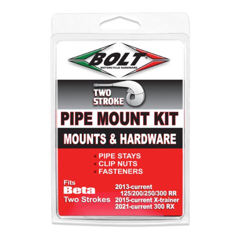 Bolt Hardware Beta 2-Stroke Pipe Mounts 125cc-300cc 2013-2025