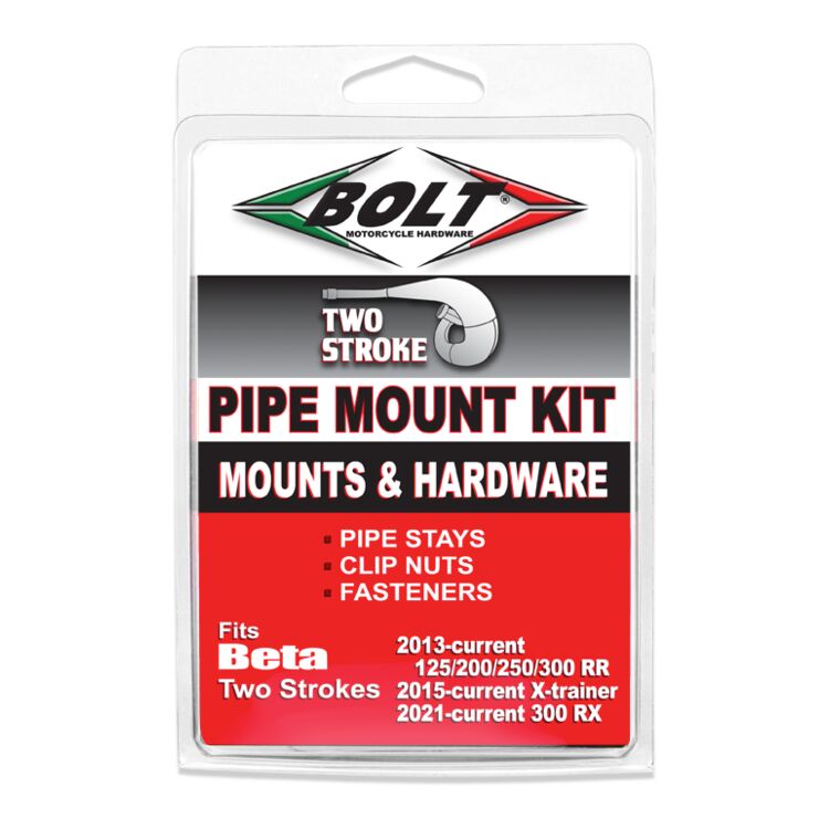 Bolt Hardware Beta 2-Stroke Pipe Mounts 125cc-300cc 2013-2025