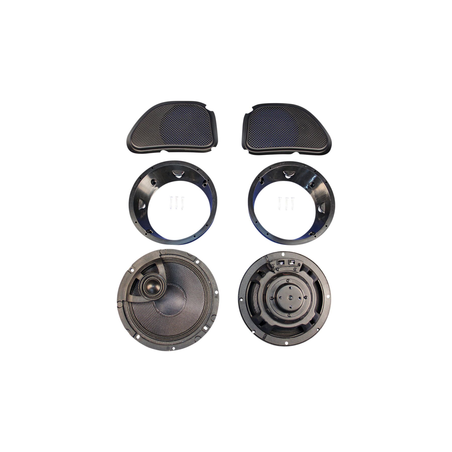 J&M Rokker XRP 6.58 Fairing Speaker Kit for Harley Street 1998-2013