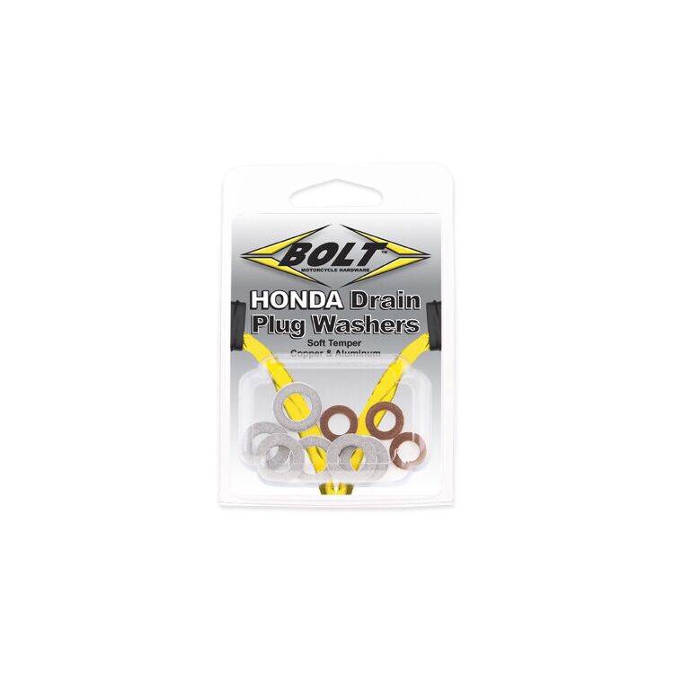 Bolt Hardware Honda CRF Drain Plug Washer Kit RevZilla