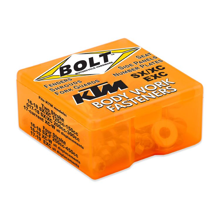 Bolt Hardware Full Plastics Fastener Kit KTM 250cc-500cc 2019-2020