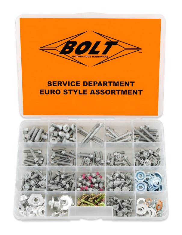 Bolt Hardware Euro Style Bolt Kit RevZilla