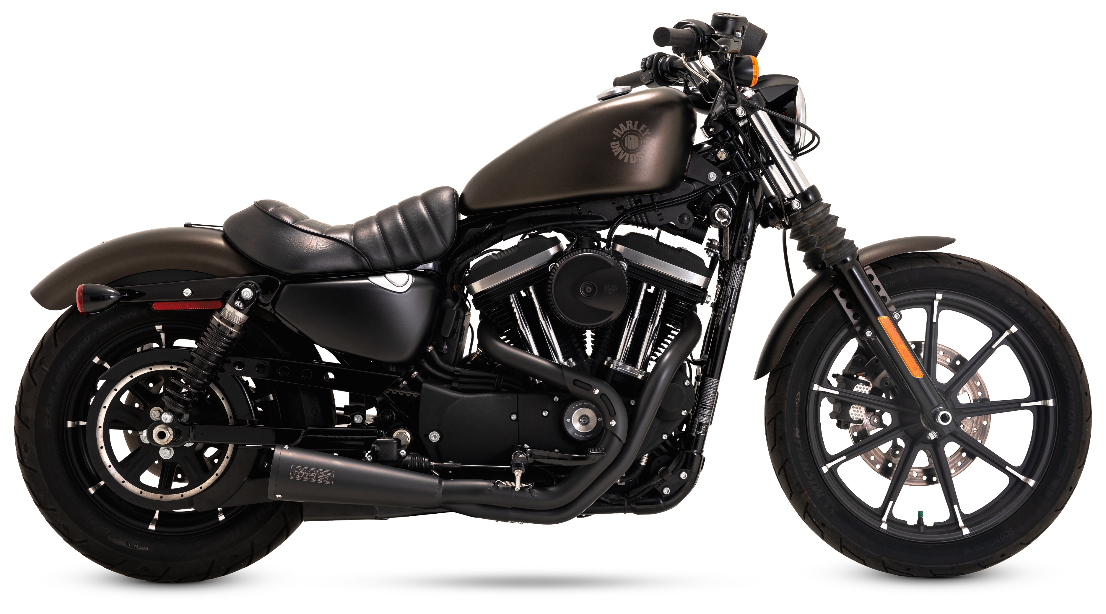 Vance & Hines Stainless 2-Into-1 Upsweep Exhaust For Harley Sportster 2004-2022 N/A