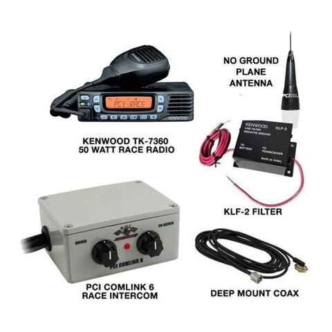 PCI Race Radios TK-7360 Comlink 6 Race Package