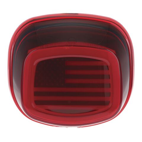 Kuryakyn Tracer US Flag LED Taillight For Harley 1999-2025
