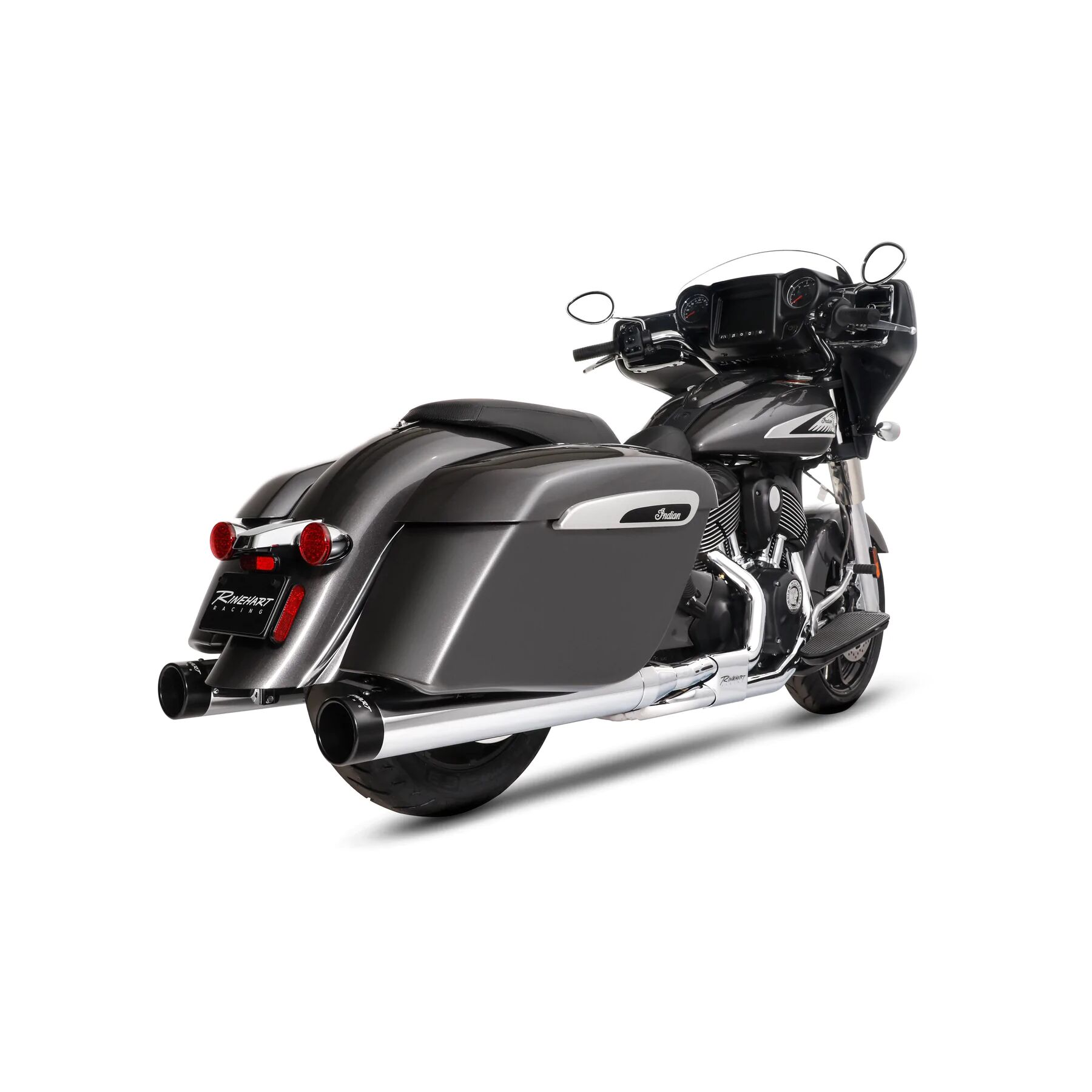 Rinehart 4 DBX40 Slip-On Mufflers For Indian 2014-2025