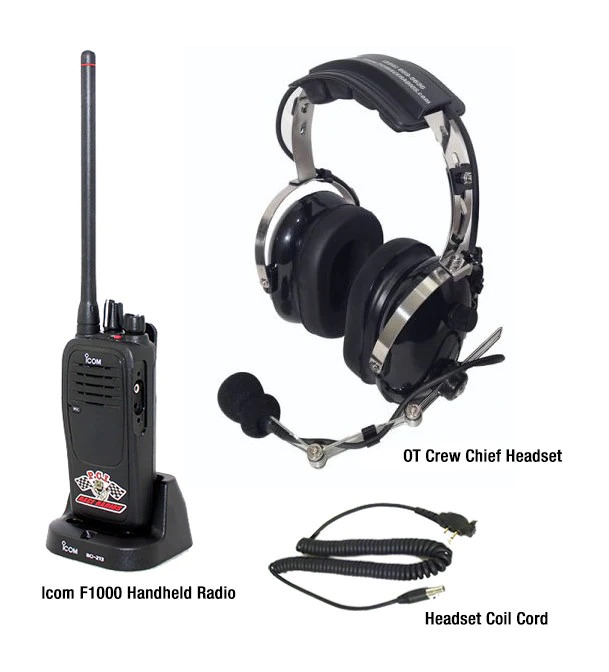 PCI Race Radios Crew Chief Package Icom Over The Head