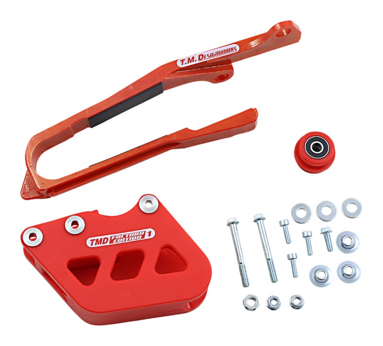 TM Designworks Multi-Purpose Chain Slide-N-Guide Kit Suzuki RMZ250  / RMZ450 2010-2018 With Factory Edition 1 Rear Guide