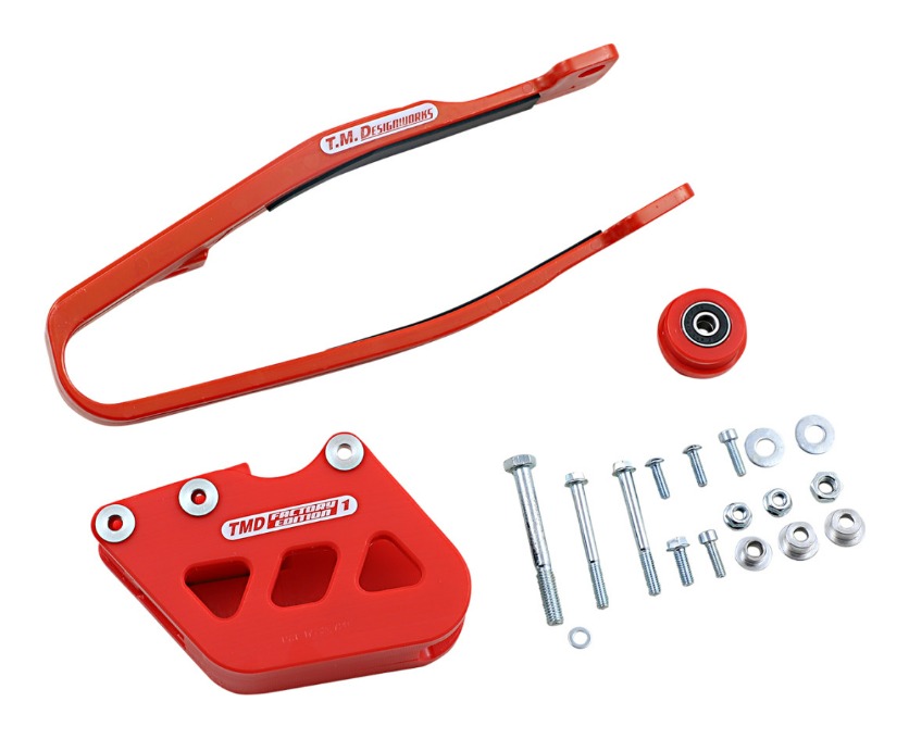 TM Designworks Multi-Purpose Chain Slide-N-Guide Kit Yamaha 125cc-450cc 2002-2007 With Factory Edition 1 Rear Guide