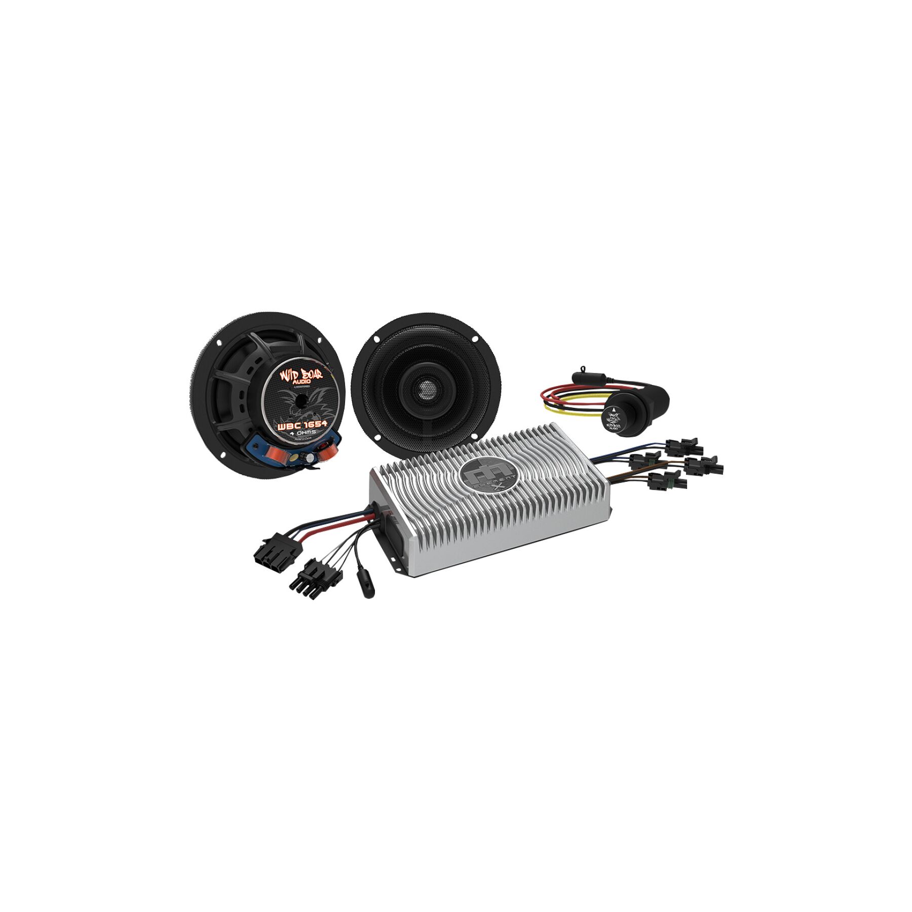 Wild Boar By Hogtunes Bluetooth Controlled Amplifier and Speaker Kit F