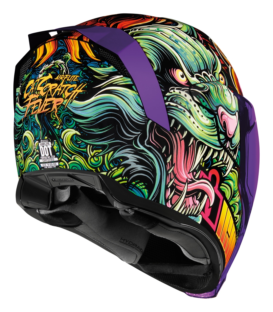 Icon Airflite Cat Scratch Fever Helmet (2XL) - RevZilla
