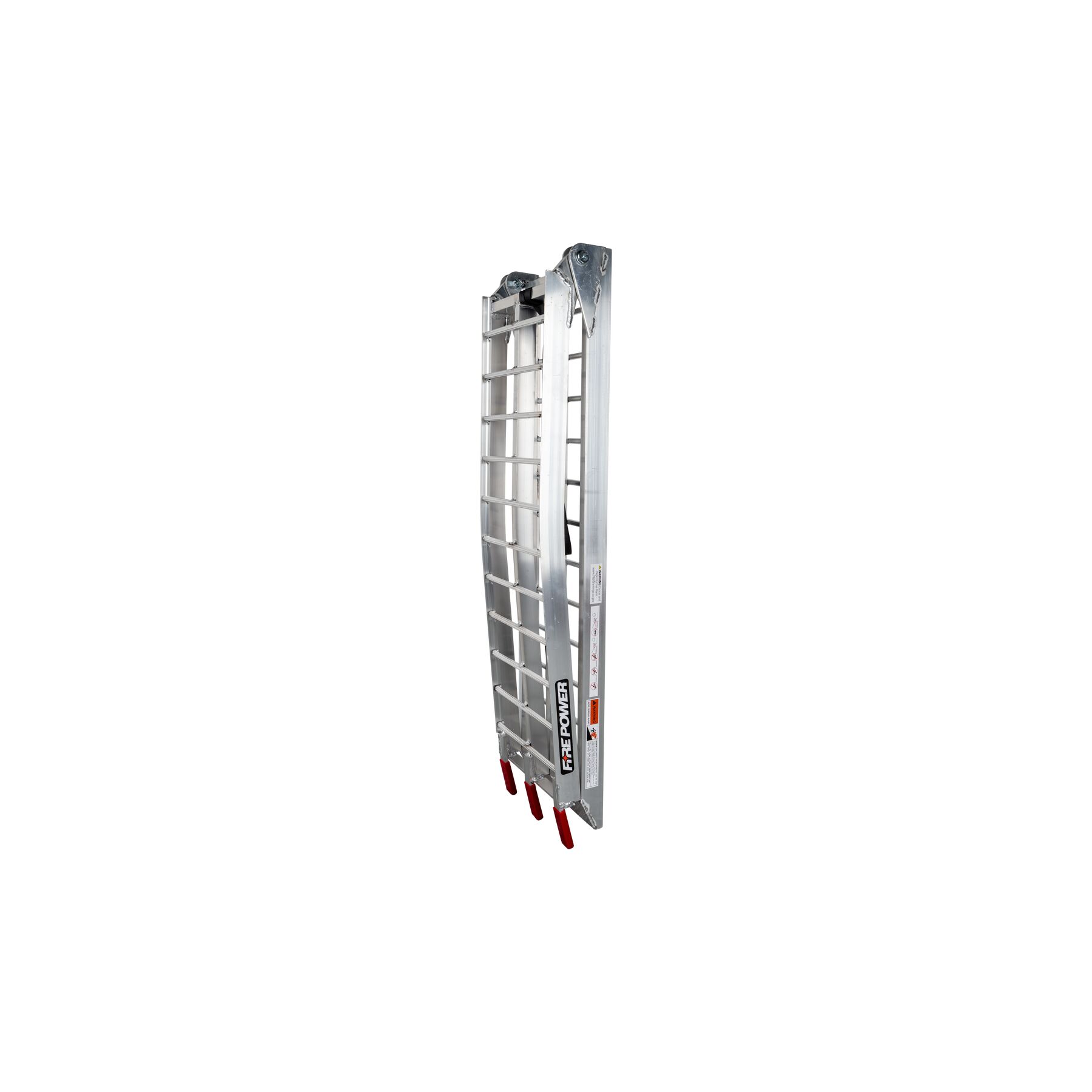 Fire Power Folding Curved Aluminum Ramp