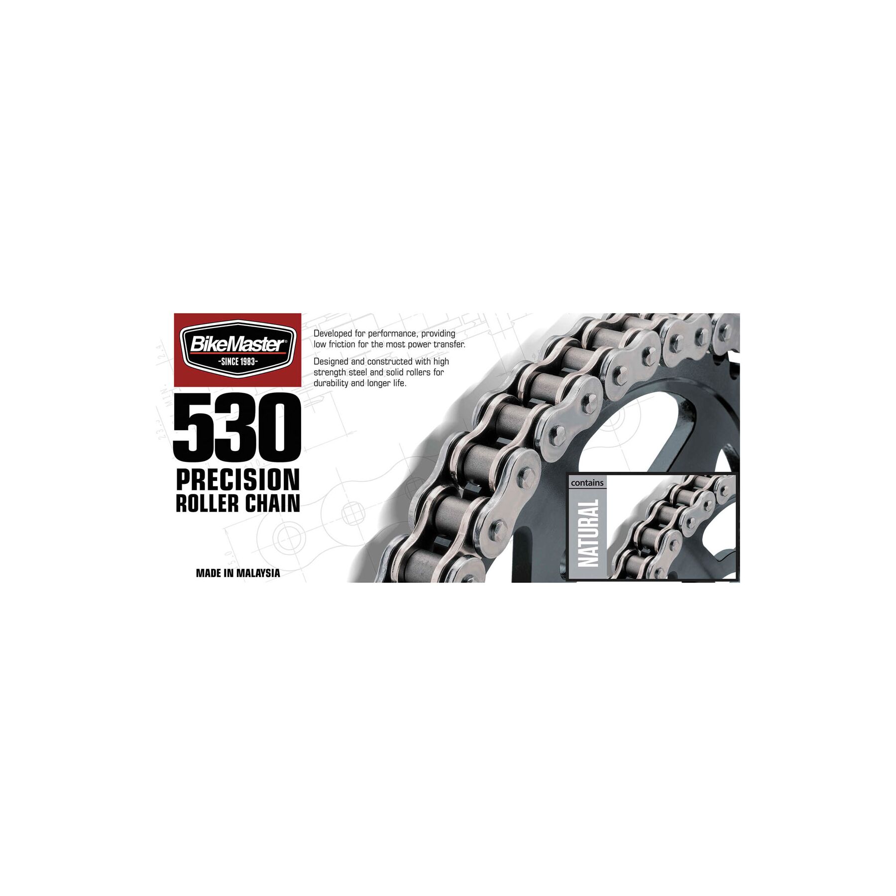 BikeMaster 530 Precision Roller Chain