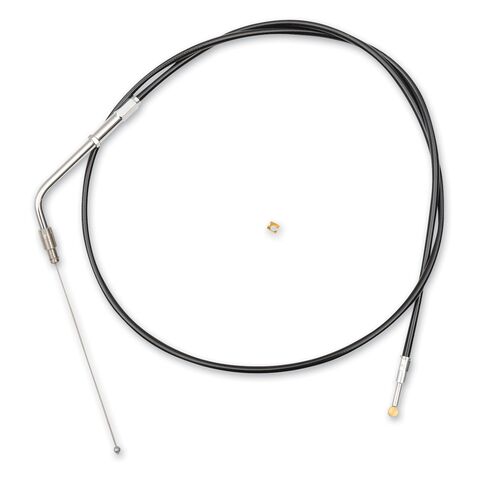 LA Choppers Black Vinyl Throttle Cable For Harley Softail / FXDWG 1996-2015