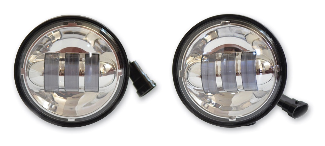 Pathfinder LED High Definition 4.5" Passing Lights For Harley 2002-2013 N/A