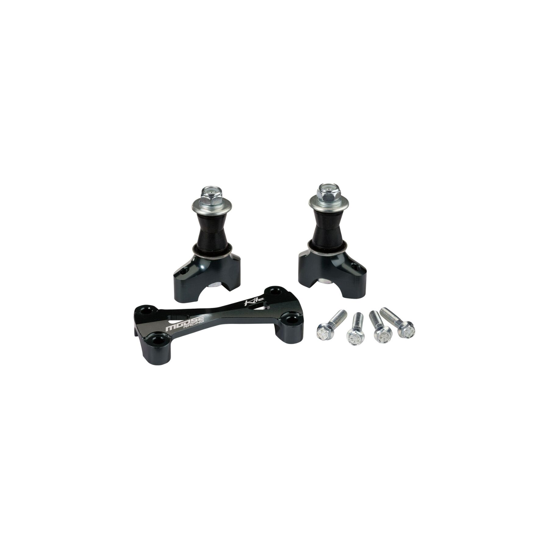 Moose Racing 1-1/8 Rubber Mounted Riser Kit With Bar Mount