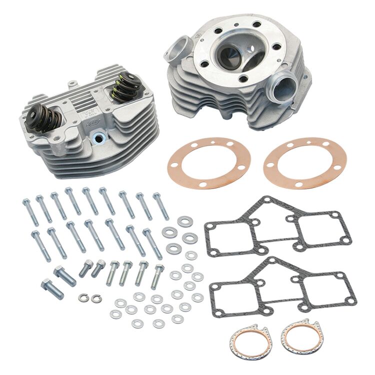 S&S Cycle High Output Super Stock Cylinder Head Kit For Harley 74" Shovelhead 1966-1978