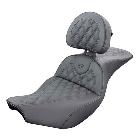 Saddlemen Roadsofa LS Lattice Stitch 2-Up Seat For Indian Touring 2014-2025