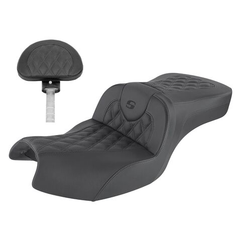 Saddlemen Roadsofa LS Lattice Stitch 2-Up Seat For Indian Challenger / Chieftain PowerPlus 2020-2025