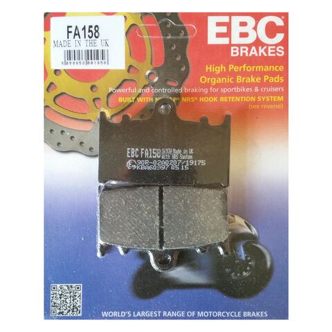 EBC FA90 Organic Front Brake Pads Honda 1980-1987