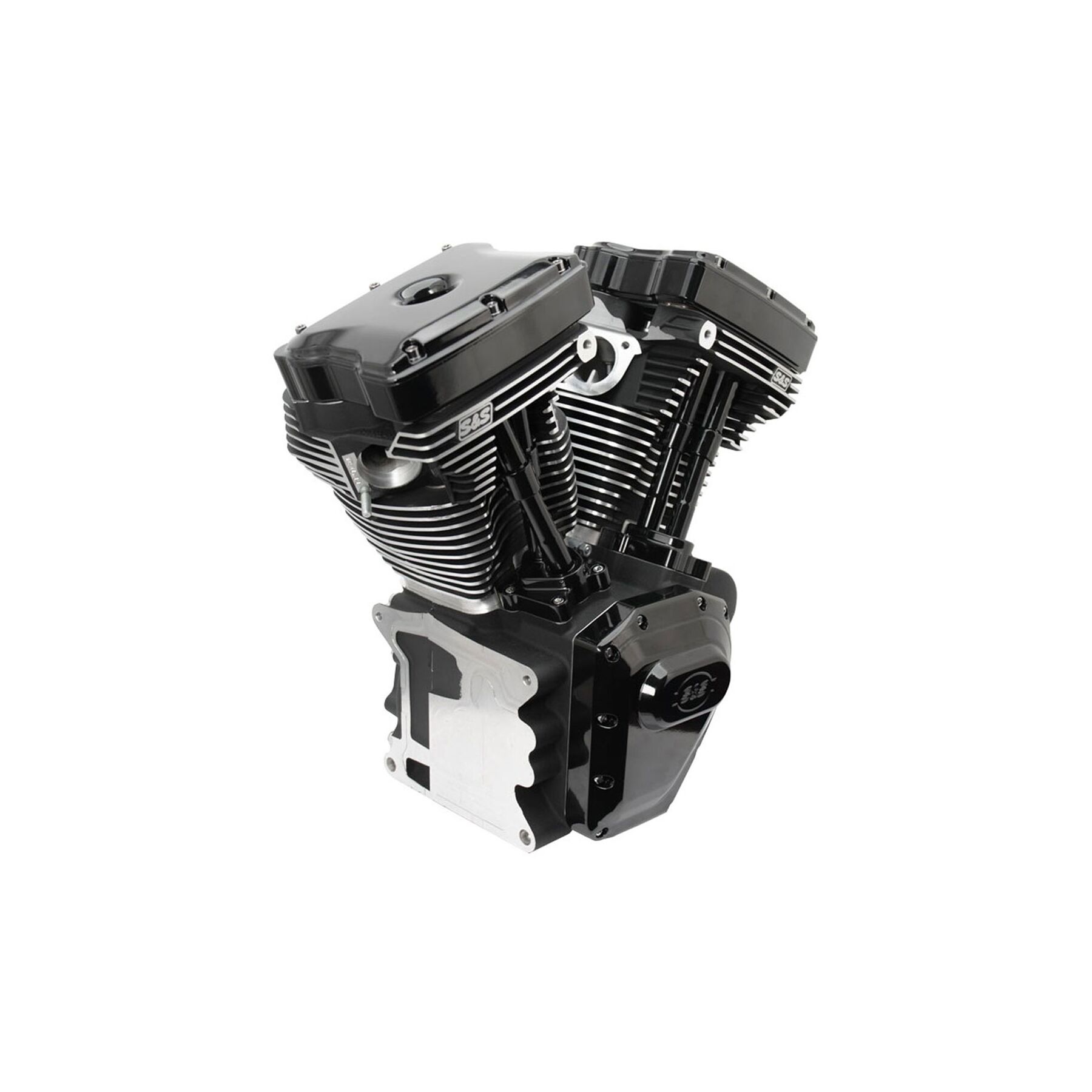 S&S Cycle T111 Long Block Engine With Easy Start 585 Camshafts For Har