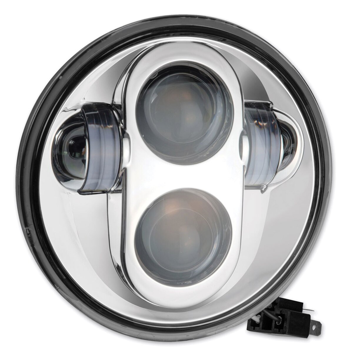 PathfinderLED 5 3/4" LED Projector Headlight For Harley 1986-2025 w/Out Halo