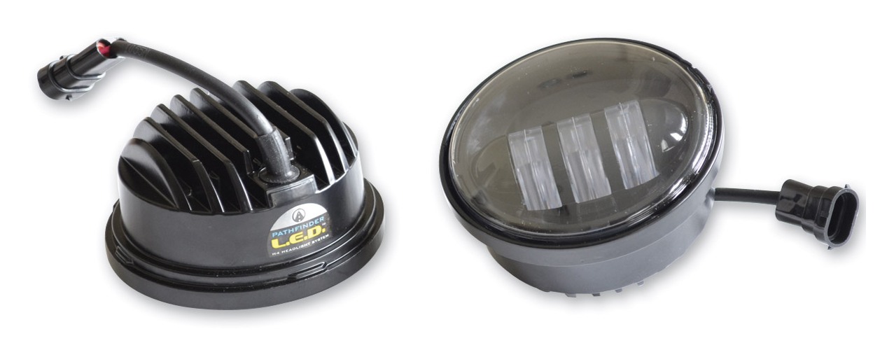 Pathfinder LED High Definition 4.5" Passing Lights For Harley 2002-2013 N/A