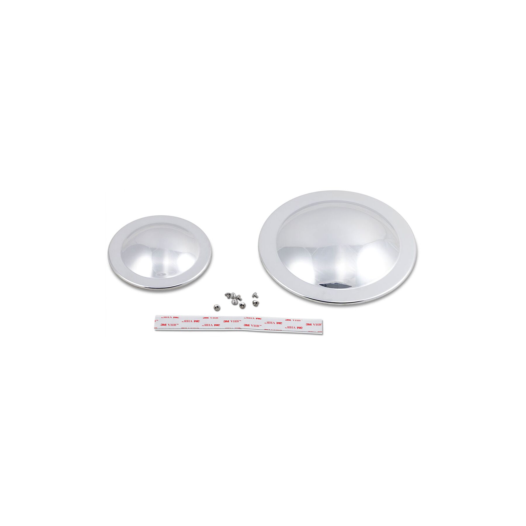 BDL Polished Domed Pulley Cover Kit