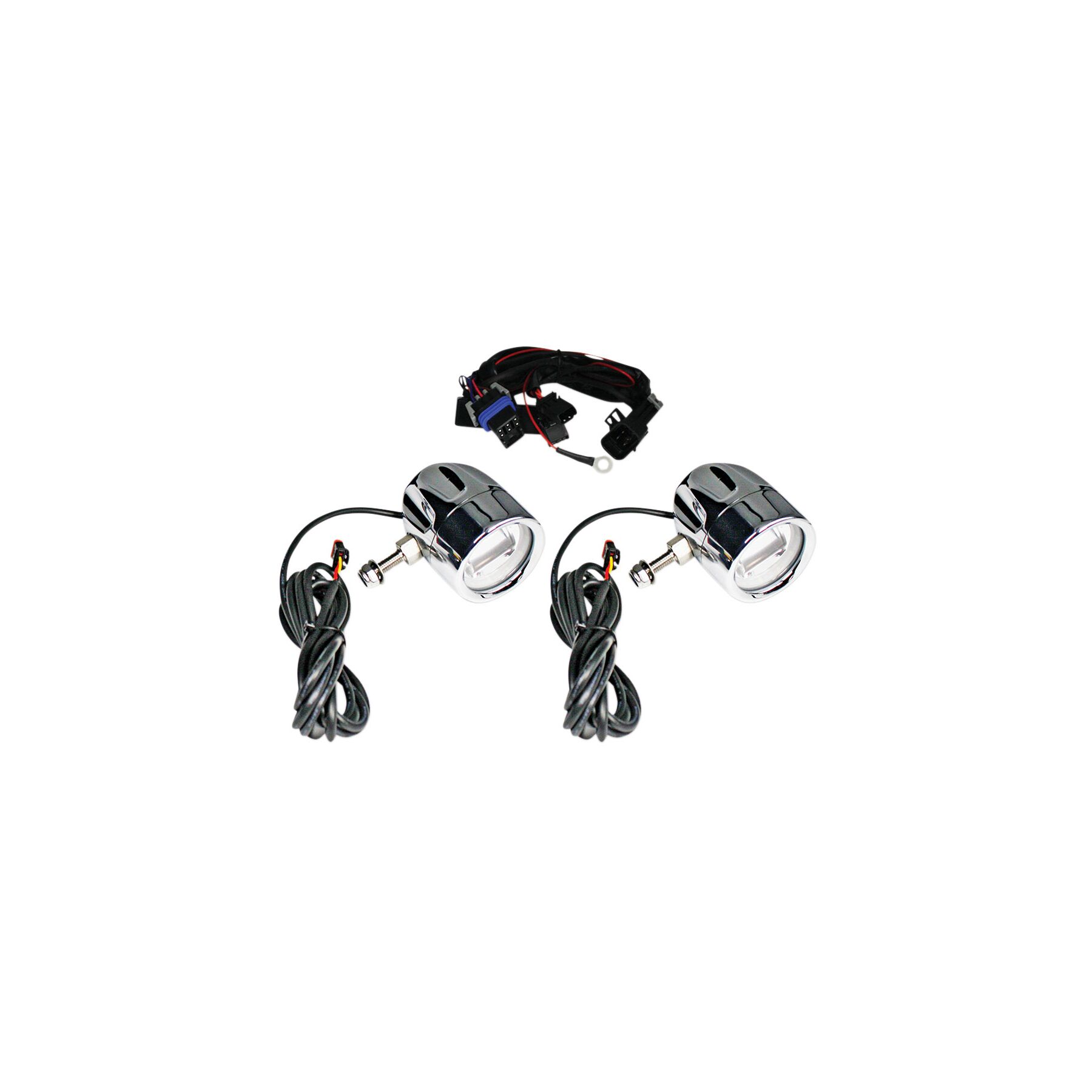 Custom Dynamics ProBEAM LED Halo Fog Lamps For Indian 2015-2026